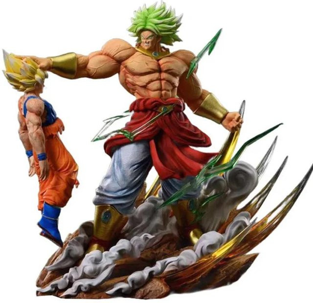 Dragon Ball Broly vs. Son Goku Figur, Actionfiguren Statue, 20 cm, ab 14 Jahren - Bild 1