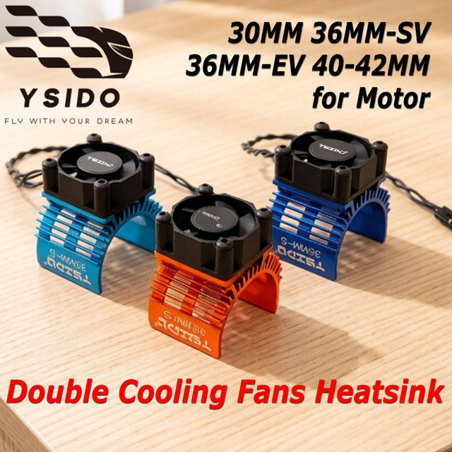 YSIDO Heatsink Cooling Fan, Zubehör, Orange, Metall - Bild 1