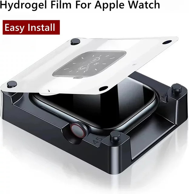 CAOWTAN Displayschutz Silikon, transparent, Apple Series 10 46 mm 42 mm / Watch Ultra 49 mm / 9 8 7 6 5 4 3 SE 45 mm 41 mm 44 mm 40 mm - Bild 1