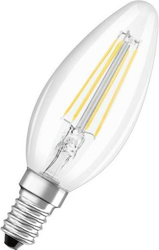 Osram LED Leuchtmittel Kerzenform E14 Warmweiß Transparent 2,5 W 470 lm - Bild 1