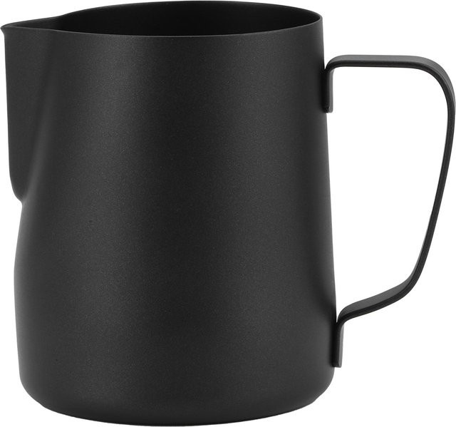 Milchaufschäumkännchen im japanischen Stil von CosyHome aus 304 Edelstahl in Schwarz, 600 ml - Bild 1