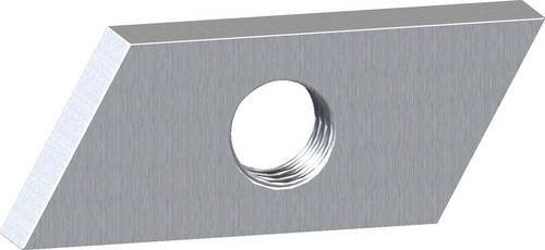 Schneider Electric NSYNM6 Gleitmutter M6 aus Stahl in Silber, 100 Stück - Bild 1