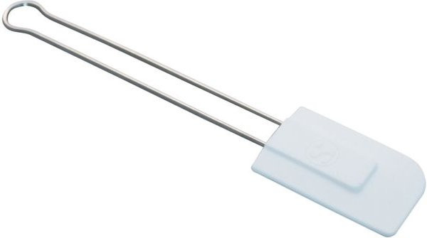 Schneider Teigschaber mit Metallstiel in Weiß, Länge: 28,5 cm, Breite: 5,5 cm - Bild 1