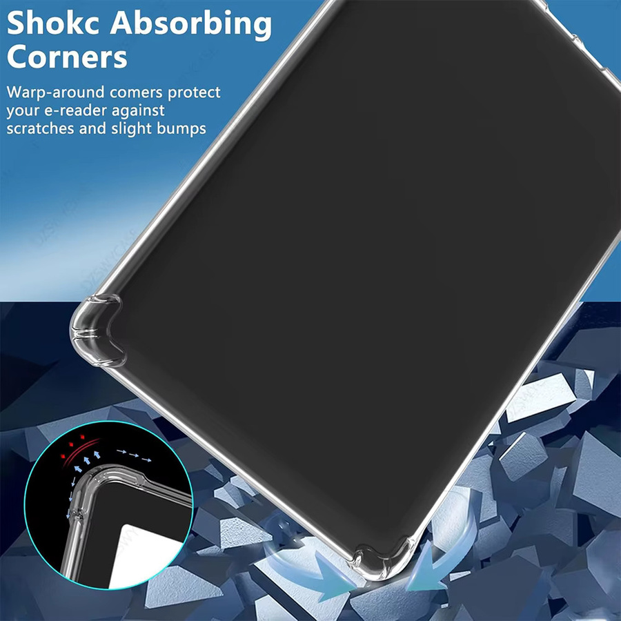 DZSWYCASE Transparente Schutzhülle für Kindle 11. und 10. Generation sowie Kindle Paperwhite 6 5 4 3 2 1, ultradünnes TPU-Softcover - Bild 3