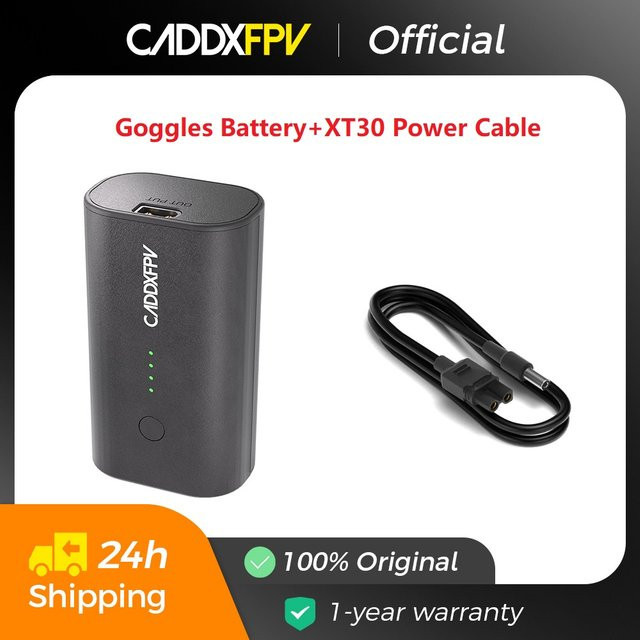 CaddxFPV Ersatzbatterie 3000 mAh in Schwarz für Caddx FPV Ascent und Walksnail Avatar Brille X/L - Bild 1