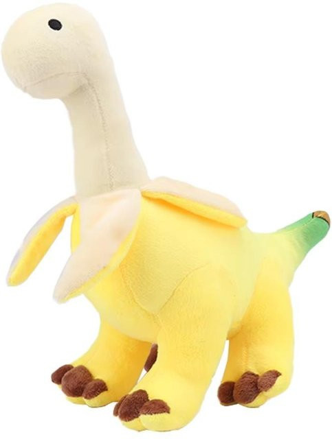 Süße geschälte Banane Brontosaurus, Plüschtiere, Gelb, ab 14 Jahre - Bild 1