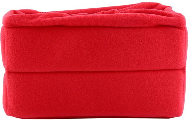 Andoer Kameraeinsatztasche aus Samt mit gepolsterter Trennwand für DSLR-Kameras in Rot - Bild 1