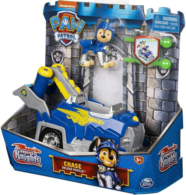 Spin Master Paw Patrol Rescue Knights Chase mit Deluxe Fahrzeug ab 3 Jahren - Bild 1