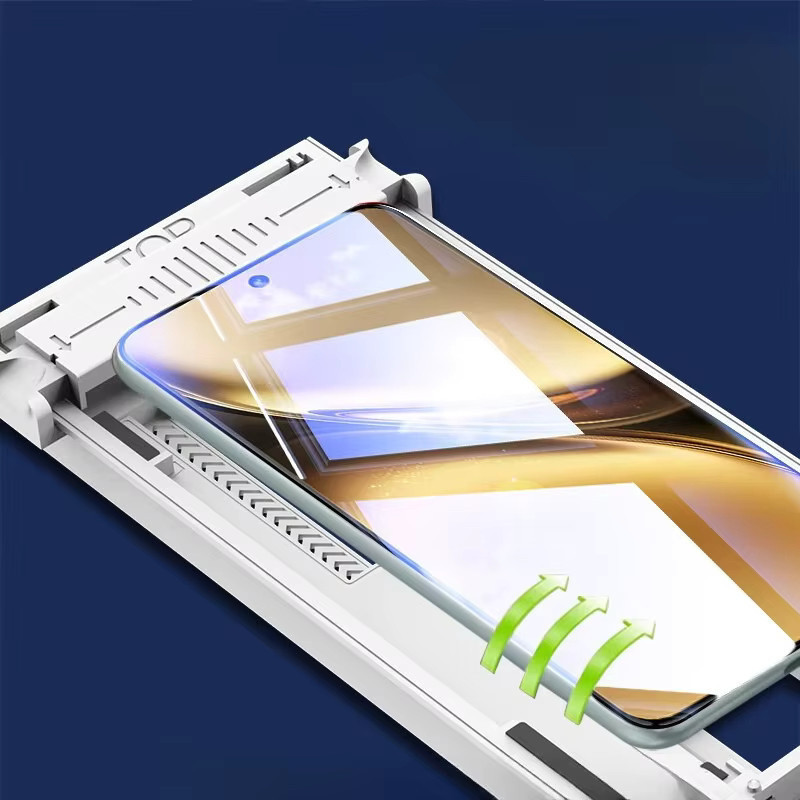 MERCIVERRE Displayschutzfolie aus gehärtetem Glas für Vivo X Fold 5, Huawei Honor Magic V5, Magic V3 und Magic V2, 3D gebogen, Vollkleber, transparent - Bild 3