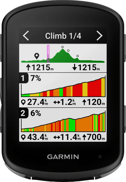 Garmin Edge 540 GPS Radcomputer in Schwarz - Bild 1