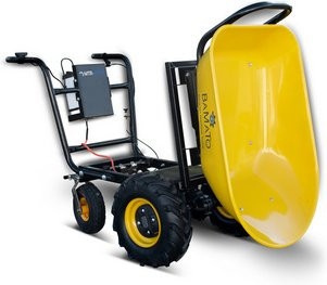 BAMATO Elektrische Schubkarre MTR-300W in Gelb, B/T/H: 75,5 x 142 x 91,5 cm - Bild 1