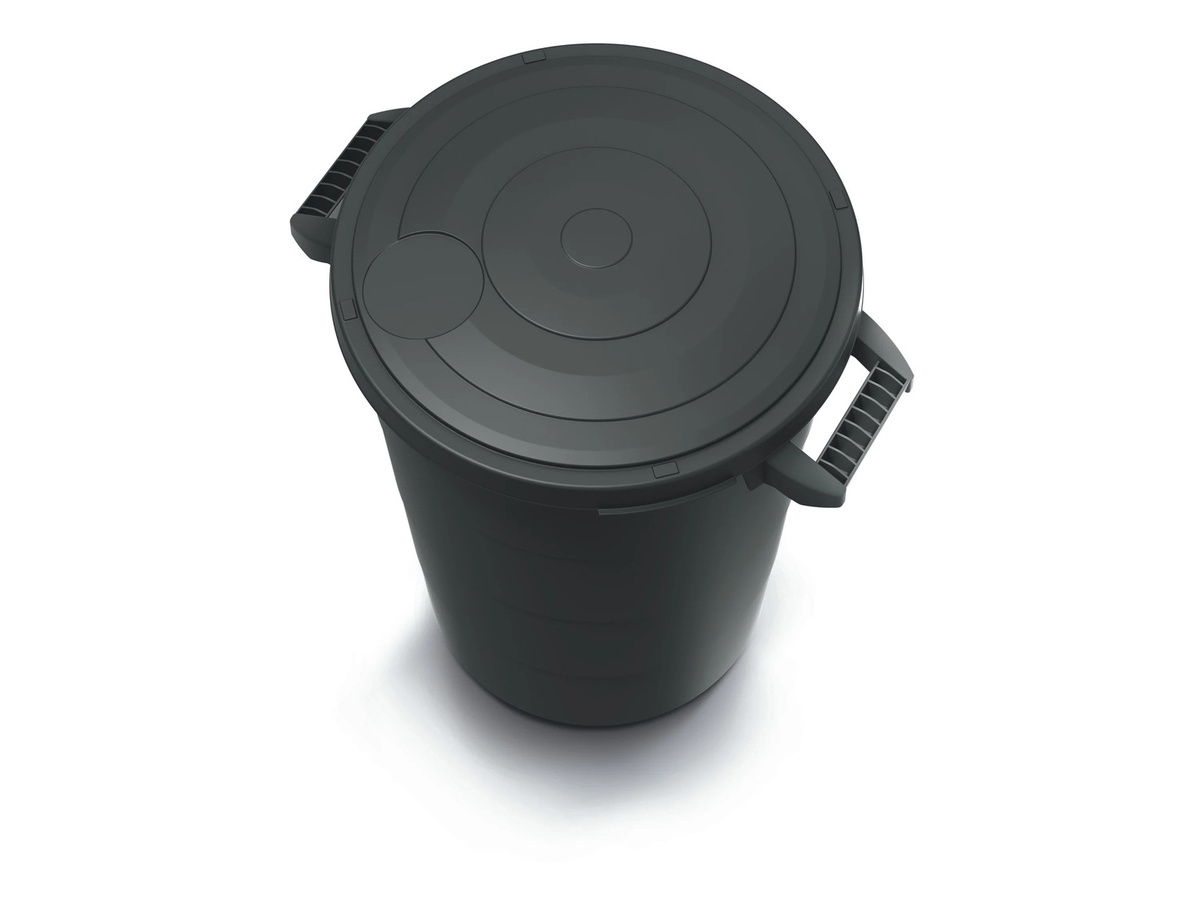 Regenwassertank PROSPERPLAST SMOOTH in Anthrazit mit Deckel, 80 l - Bild 2