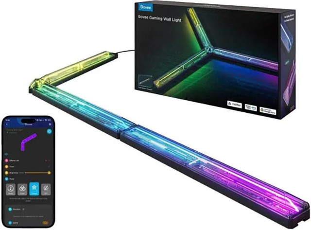 Govee Gaming Wandleuchte LED-Streifen RGBIC Evangelion Edition 4+1 H6063 - Bild 3