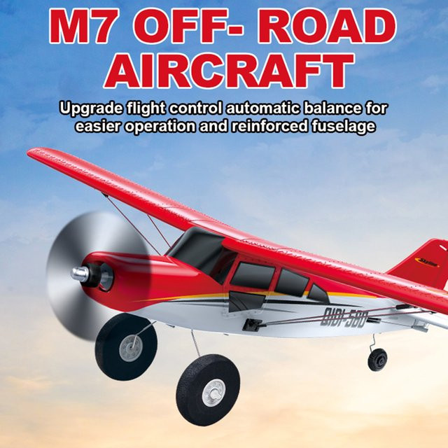 QIDI M7 RC Flugzeug Off-road, Starrflügel Flugzeug Modell, mit Fernbedienung - Bild 1