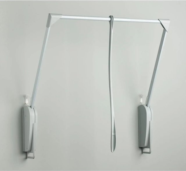 Servetto Kleiderlift Innominato Ausziehbare Kleiderstange in Grau (Höhe: 620-950 mm) - Bild 1