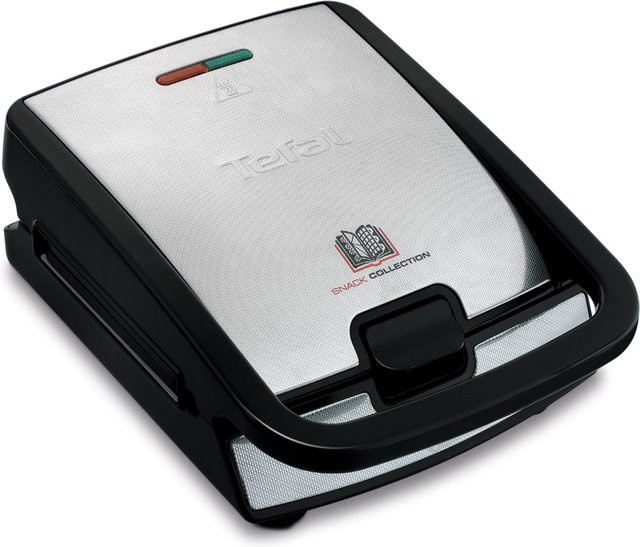 Tefal Waffeleisen SW857D in Edelstahl und Schwarz - Bild 1