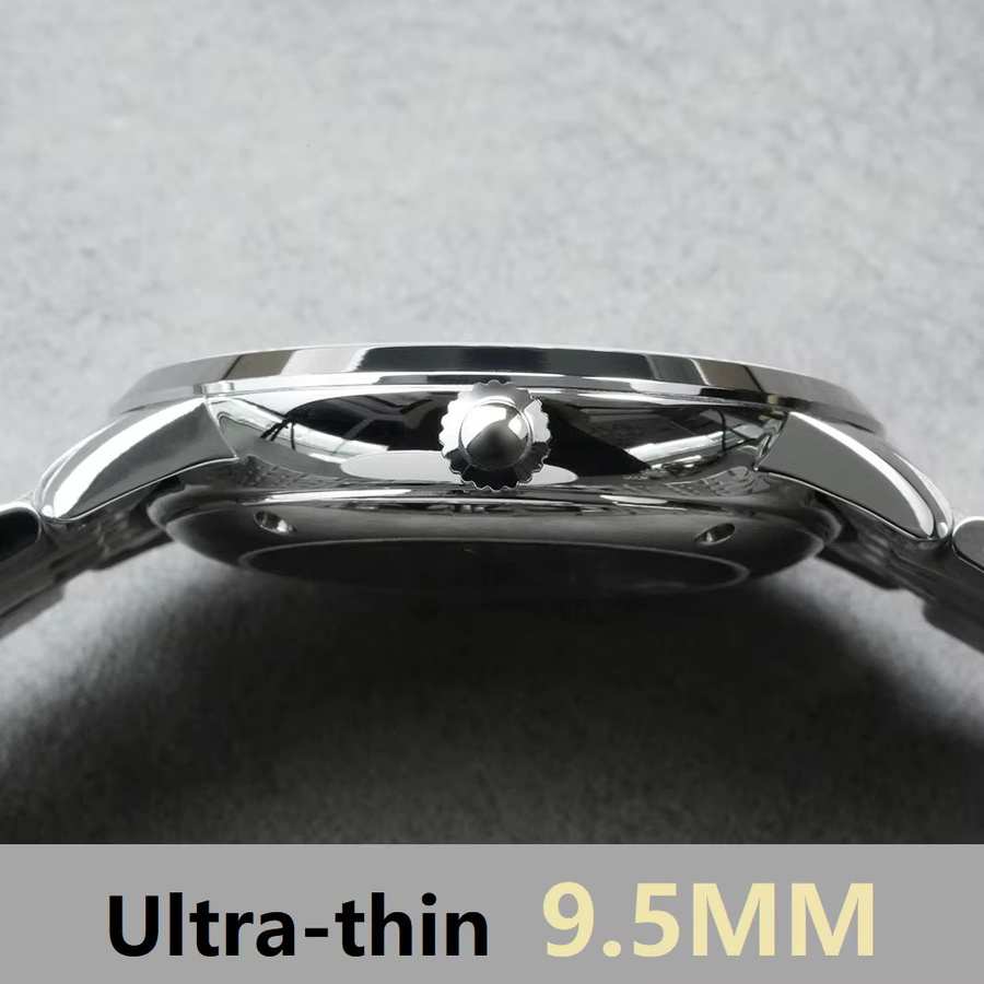 CADISEN Armbanduhr Automatik, Edelstahl, Gold, Saphirglas, Herren - Bild 3