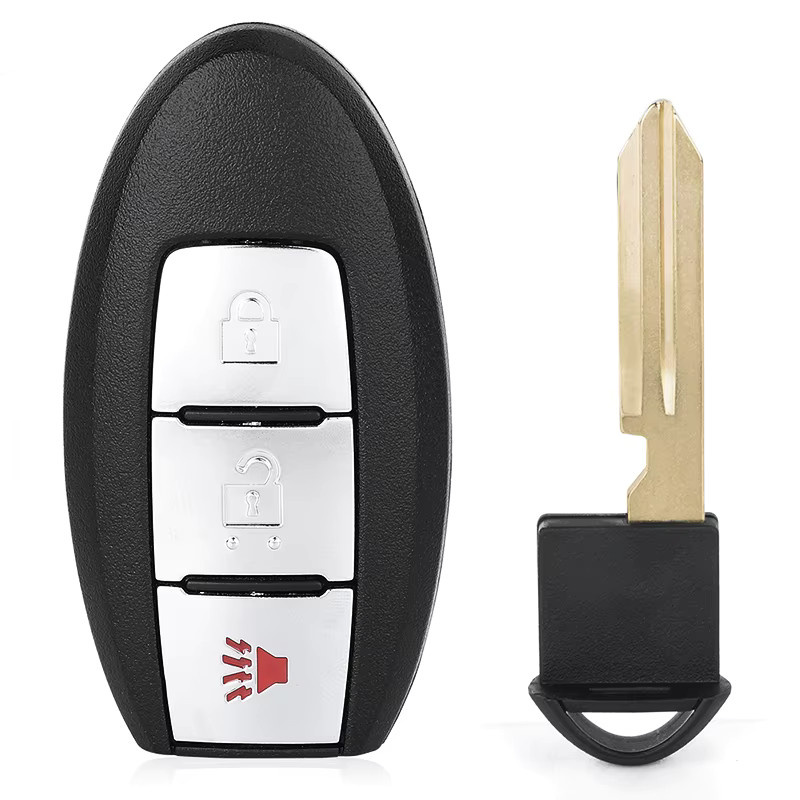 KEYECU Smart Remote Autoschlüsselanhänger Modell TWB1U771 mit ID46 Chip für Nissan March Sunny Tiida Livina Sylphy in Schwarz - Bild 2