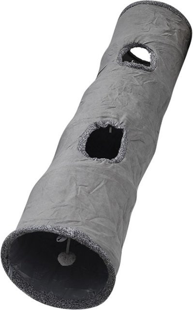 Toys Arts Katzentunnelspielzeug, Peekaboo-Tunnel mit Ball, grau - Bild 1