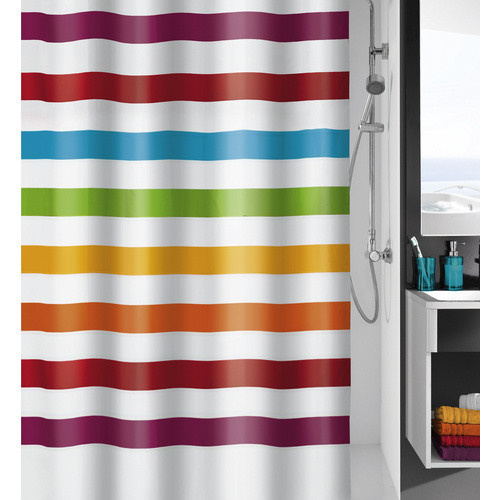 Kleine Wolke Duschvorhang Select mit Streifen in Mehrfarbig, Breite: 180 cm, Höhe: 200 cm - Bild 4