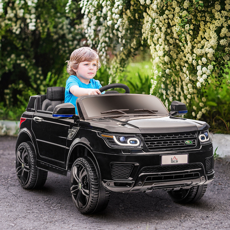 HOMCOM Kinder Elektroauto SUV Schwarz mit Fernbedienung für 3-5 Jahre - Bild 2