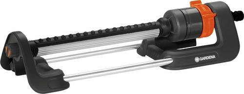 Gardena Aqua M Schwingender Viereckregner Schwarz mit Aluminiumverstärkten Düsenrohren und Metallfilter - Bild 1