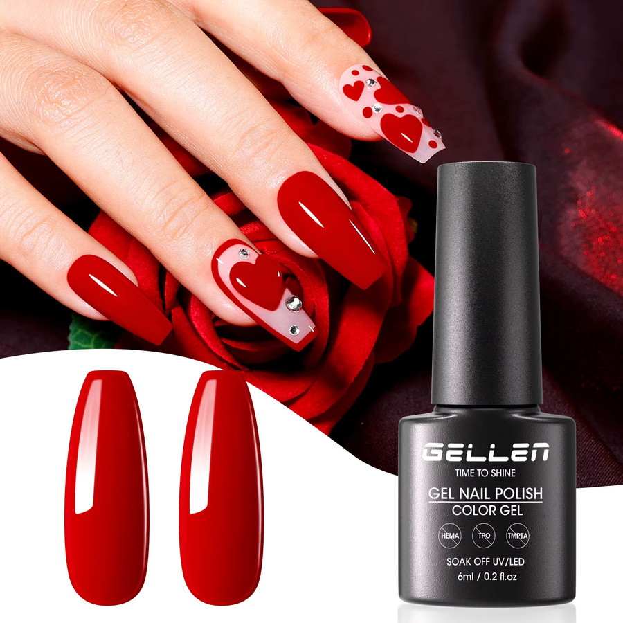 Gellen Gel-Nagellack, Glänzend, 6 ml - Bild 3