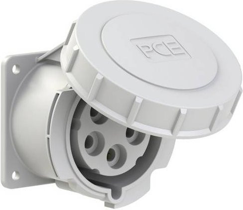 PC Electric Power Twist 3252-1 CEE Anbaudose 32A 5polig IP67 Weiß - Bild 1