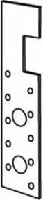 Industrial Quality Supplies HE-Anker ART 81504 aus Stahl, sendzimirverzinkt, B/T/H: 55 x 180 x 30 mm - Bild 1