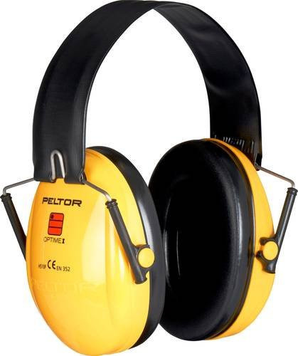 3M Peltor Optime I H510F Kapselgehörschutz Gelb Schwarz mit 28 dB Dämmung - Bild 1