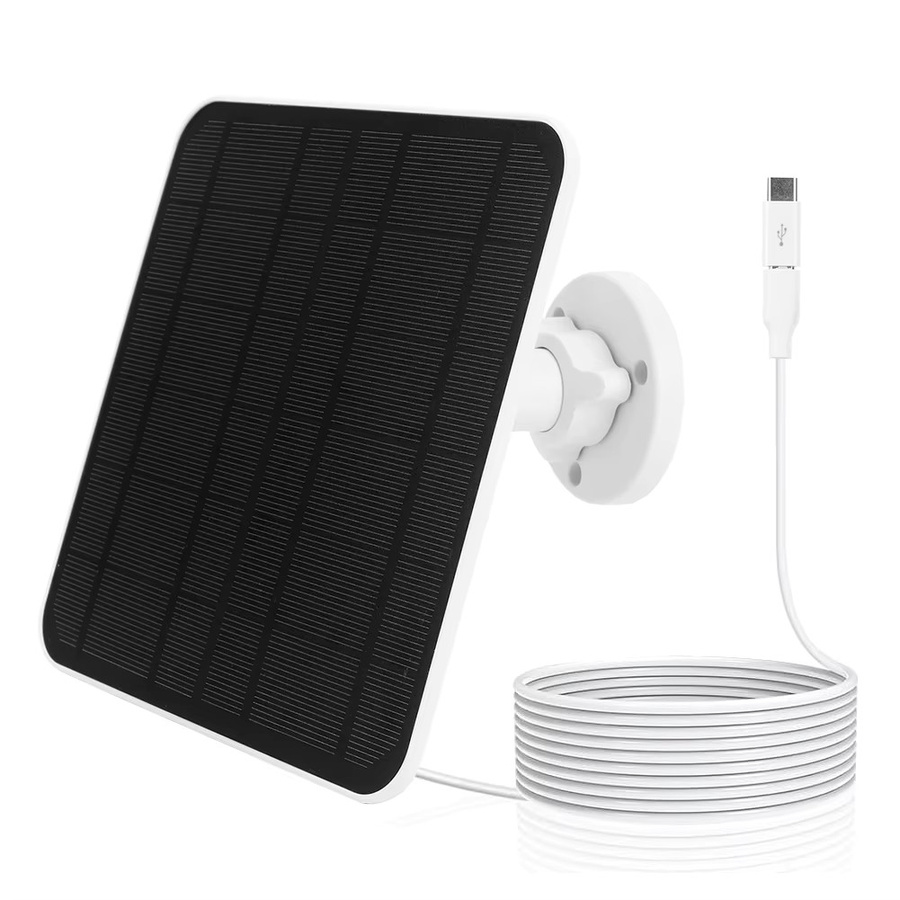 Eufy Solarpanel für Eufycam 3/3C/2/2C/2 Pro, 5V 6W, IP65 Wasserdicht mit 360 Grad verstellbarer Halterung und 2,8 m Ladekabel - Bild 6
