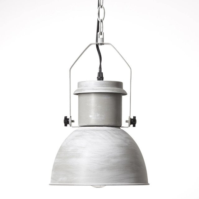 Brilliant Salford Pendelleuchte Industrial-Design Betongrau E27 60W Durchmesser: 23 cm - Bild 1