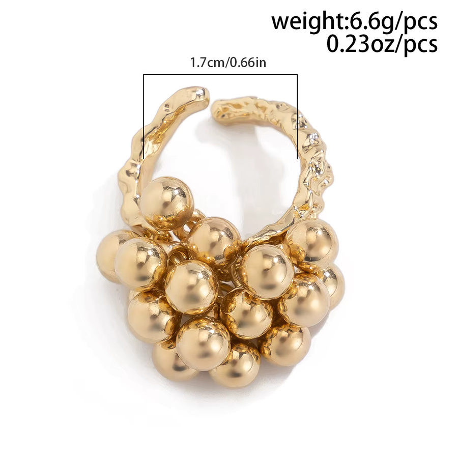 Salircon Ring, Metall, Gold, Unisex - Bild 2