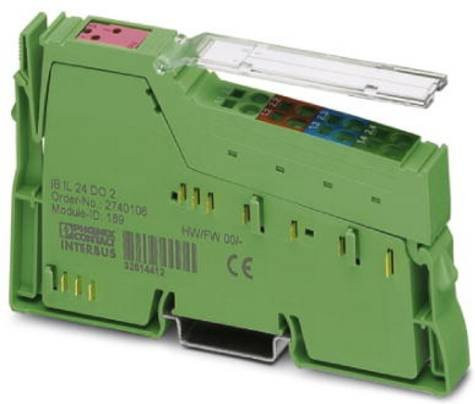 Phoenix Contact SPS-Erweiterungsmodul IB IL 24 DO 2-2A-2MBD-PAC 2861700 in Grün, 24 V/DC - Bild 1