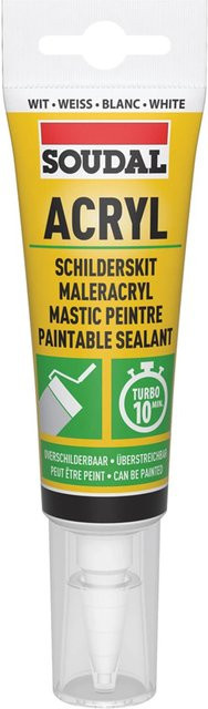 Soudal Acryl Express Weiß wasserbasiert 80 ml - Bild 1