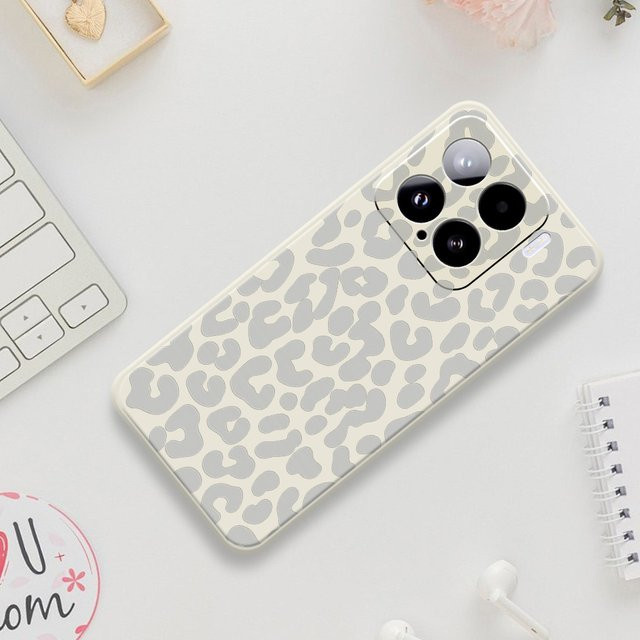 Leopard Print Handyhülle für Xiaomi Mi 15 Ultra, Mi 14T, 13T, 12T, 11T Pro und Mi 13T Pro, weiche Schutzhülle - Bild 1