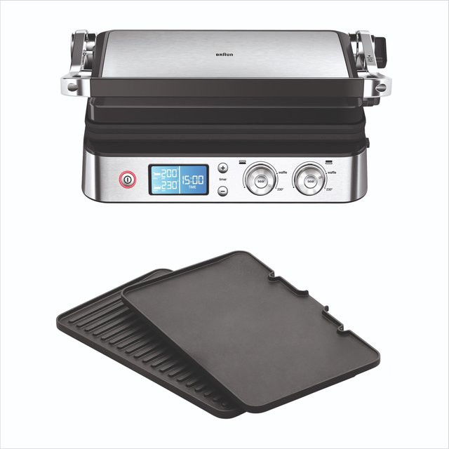 Braun Multigrill CG 9040 Kontaktgrill in Schwarz und Edelstahl - Bild 1