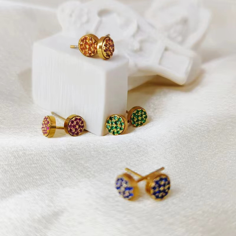 St-Delan Ohrstecker Edelstahl, Diamant, Damen - Bild 2
