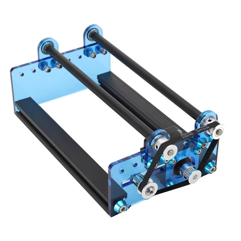 Dobtian Lasergravurwalze für zylindrische Objekte in Blau mit 360 Grad rotierender Gravurachse und 5 Winkeleinstellungen für einen Gravurdurchmesser von 20 bis 80 mm - Bild 3