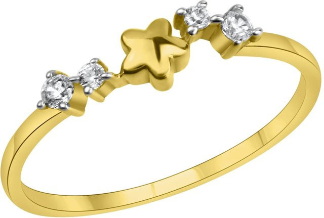 Fascination by Ellen K. Ring, 375 Gelbgold, bicolor, Zirkonia, Damen - Bild 1