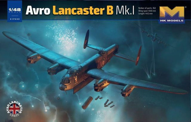 Hong Kong Models Avro Lancaster B Mk.I, Modellfahrzeug, 1:48 - Bild 1