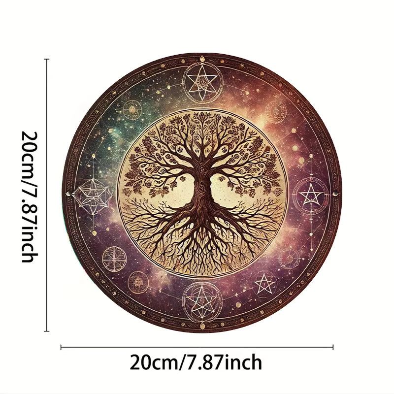 Potdemiel Metallwandkunst Baum des Lebens im Vintage-Design, Wanddekoration für Zuhause und Büro, Breite: 20,3 cm, Höhe: 20,3 cm - Bild 2