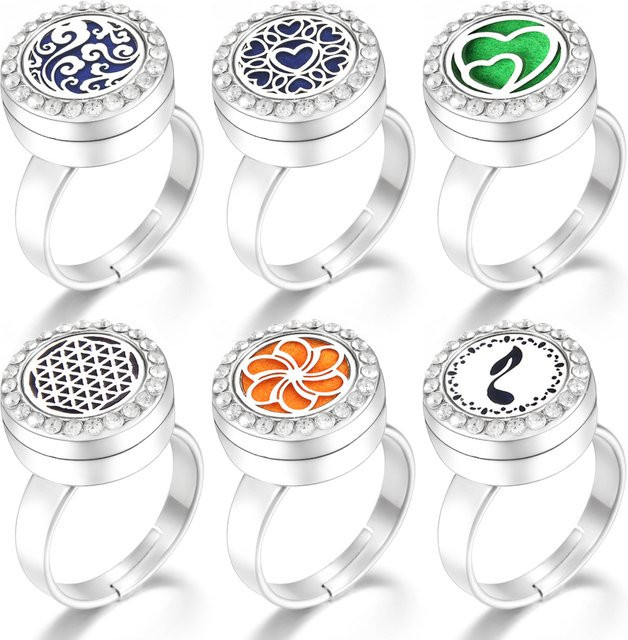 MODKISR Cocktail Ring, Edelstahl, Kristall, Silber, Damen - Bild 1
