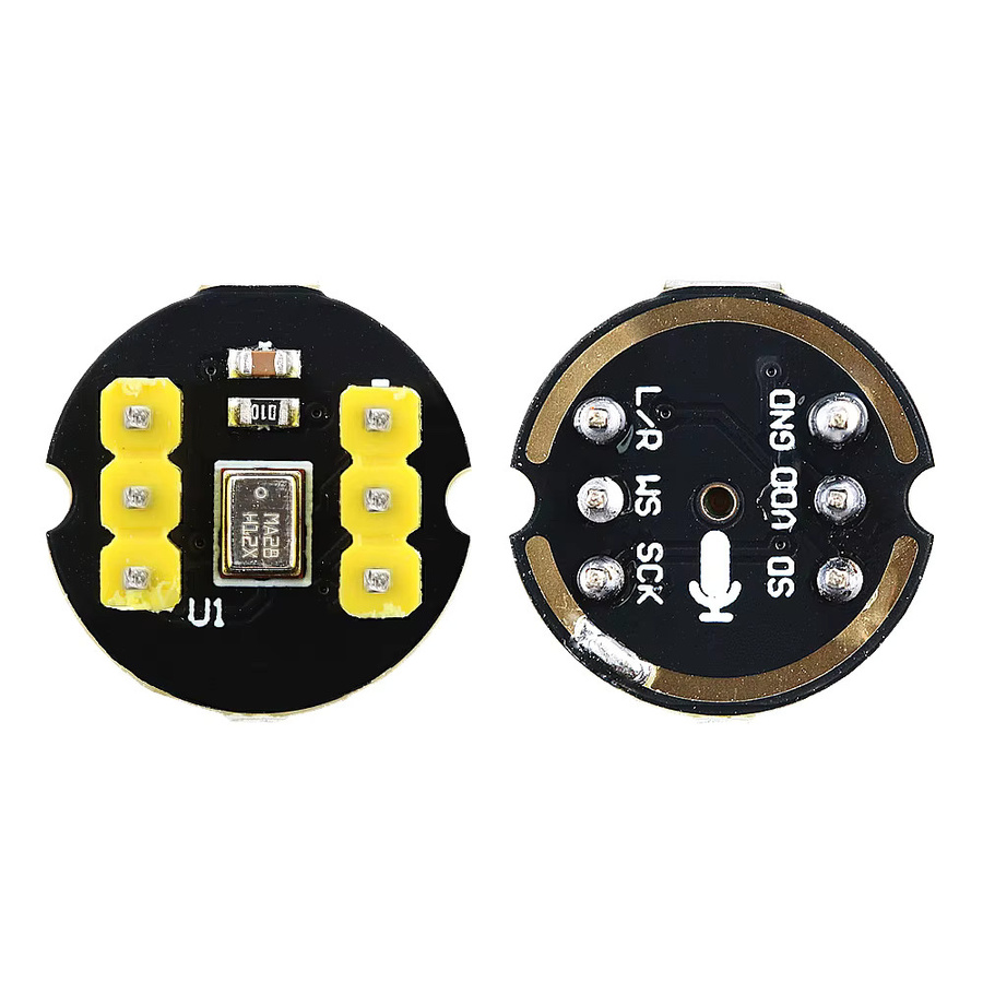 INMP441 Mikrofonmodul MEMS I2S-Schnittstelle Hochpräziser Energiesparender Sensor in Schwarz für ESP32 und Audioprojekte - Bild 3