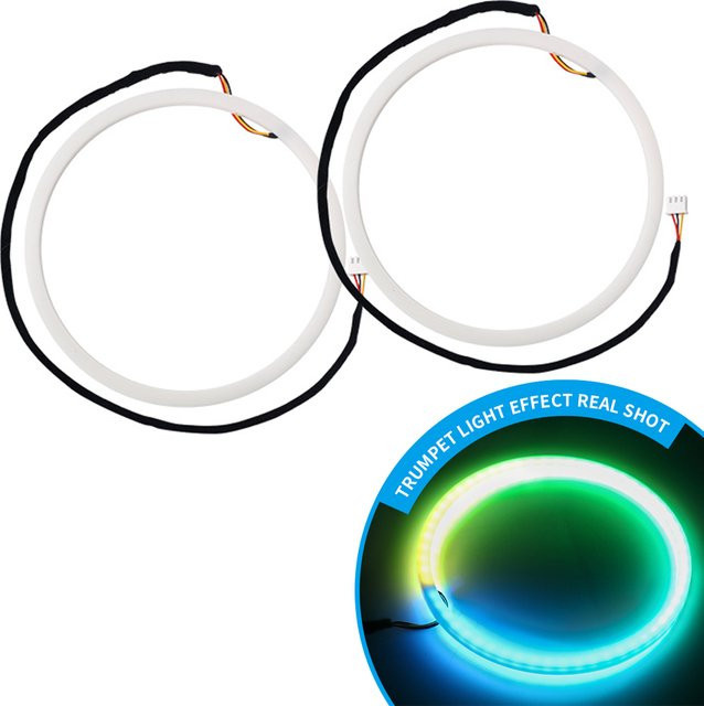 RGBIC LED Neon Flex Umgebungslichter Symphony Vollfarben Regenbogenhorn für Lautsprecher - Bild 1
