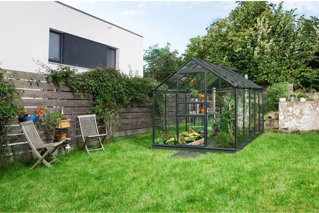 Vitavia Gewächshaus Venus 6200 ESG mit Vorzugsset in Schwarz - Bild 1