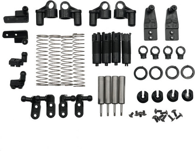 WPL Öl-Stoßdämpfer-Kit, RC Auto Upgrade-Teile Zubehör, 4 Stück - Bild 1