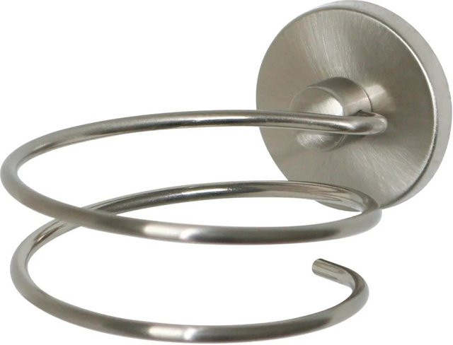 Fackelmann Föhnhalter Fusion Wandhalterung aus Metall in Silber, B/H/T: 10 x 8 x 13 cm - Bild 1