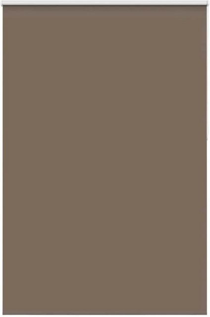 vidaXL Verdunkelungsrollo aus Polyester in Kaffeebraun, B: 155 cm, H: 230 cm - Bild 1