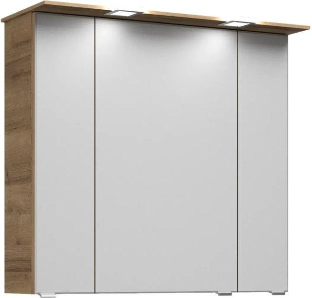 Pelipal Spiegelschrank Trentino Riviera Eiche Nachbildung Braun Breite: 75 cm - Bild 1